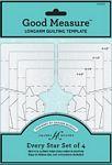 Good Measure, Amanda Murphy, Every Star, Set of 4, Longarm Quilting Temlates