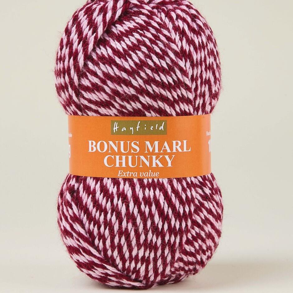 Hayfield Bonus Marl, yarn, Rosewood Haze, F267-0508