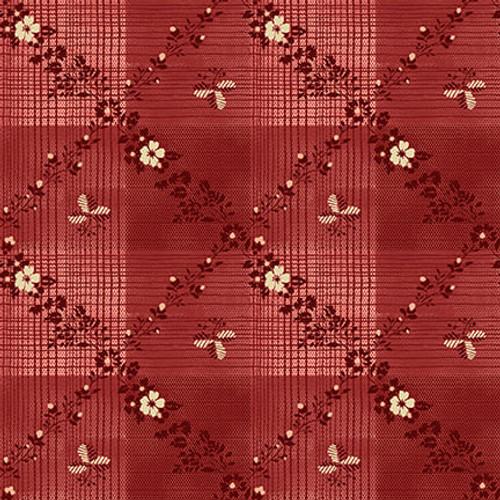 Henry Glass & Co, Michelle Yeo, Buckleberry Chintz, 3124-88, Red
