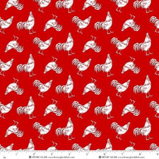 Henry Glass Green Acres, 2499-80, Red,