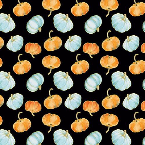 Henry Glass Pumpkin Kisses, 1317M-96, Black/Multi, Grace Violet