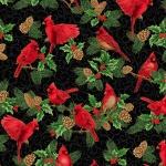 Hoffman Christmas Slendor, W7775-4G, Black-Gold,