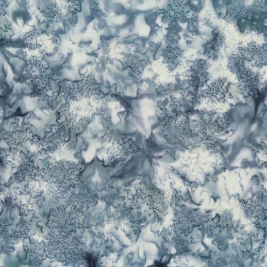 Hoffman Fabrics, 1895 Bali Batik, Bali Watercolors, 1895-622, Cool Gray