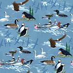 Hoffman Fabrics Land,Sea,Sky, Y5862-258, Celulean,