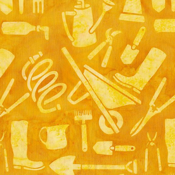 Island Batik Garden Party, 111924140, Daffodil