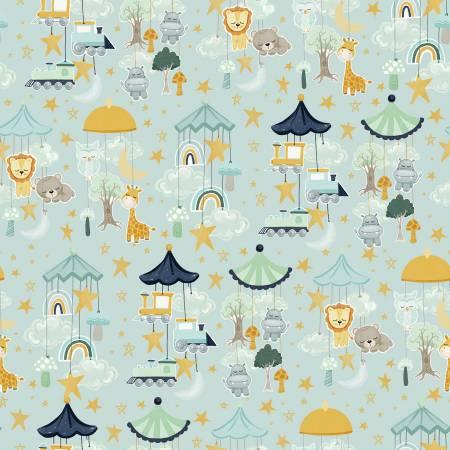 It's A Boy, C13251-AQUA, Aqua, Riley Blake