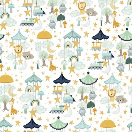 It's A Boy, C13251-WHITE, White, Riley Blake