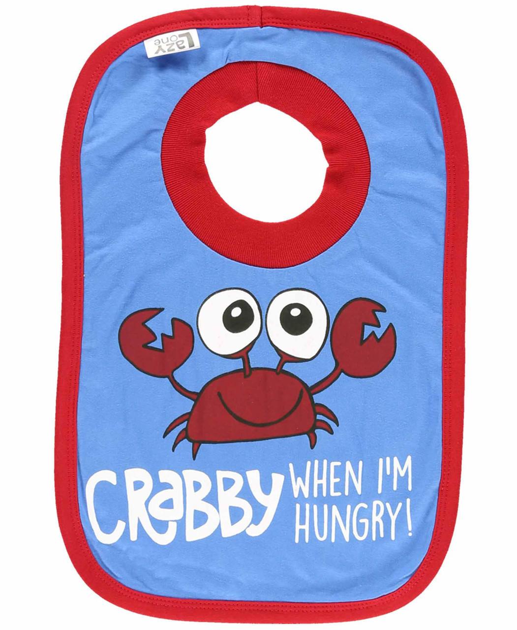 Lazy One, Crabby When I'm Hungry Bib, IB374
