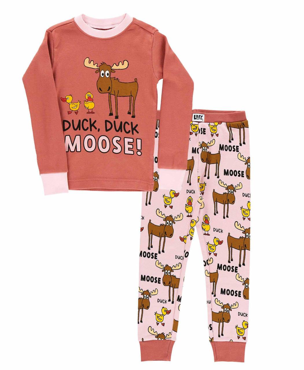 Lazy One, Duck Duck Moose PJ Set, KID521A