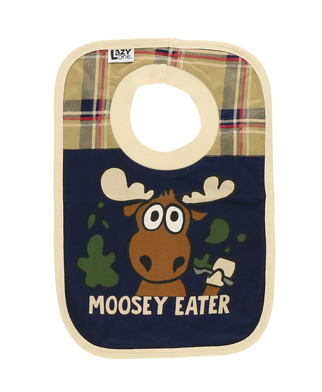 Lazy One, IB381B, Moosey Eater Boy Bib