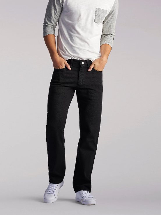 Lee® Regular Fit Straight Leg Jean, Legendary Stretch, 112322281, Black