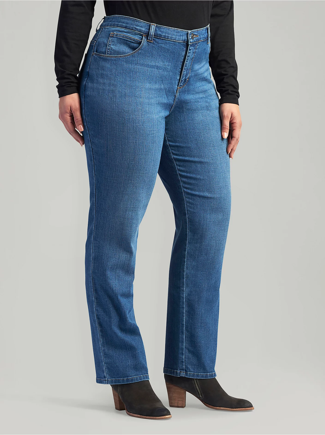 Lee, Relaxed Fit Straight Leg Jean, 308-0533, Meridian