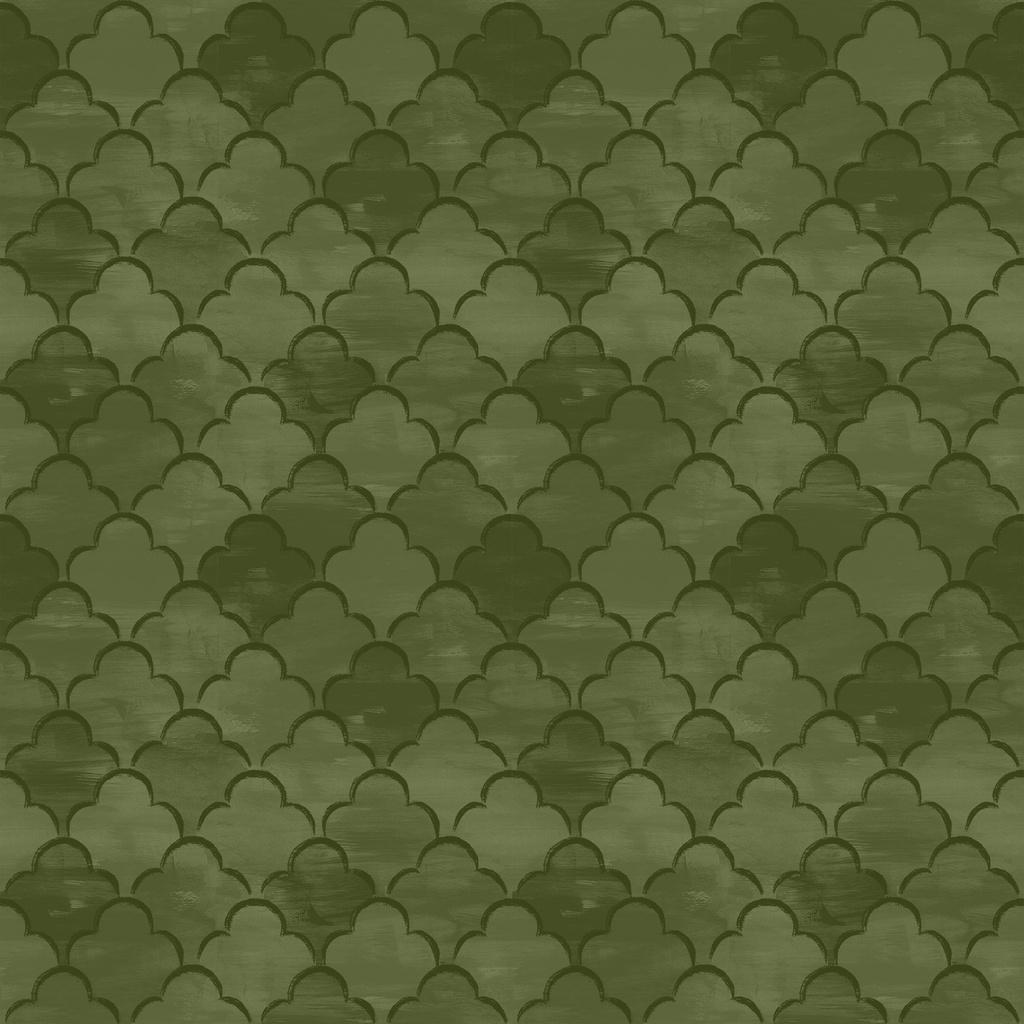Lumin Fabrics Harvest Delight, W135-018-665, Dark Green,