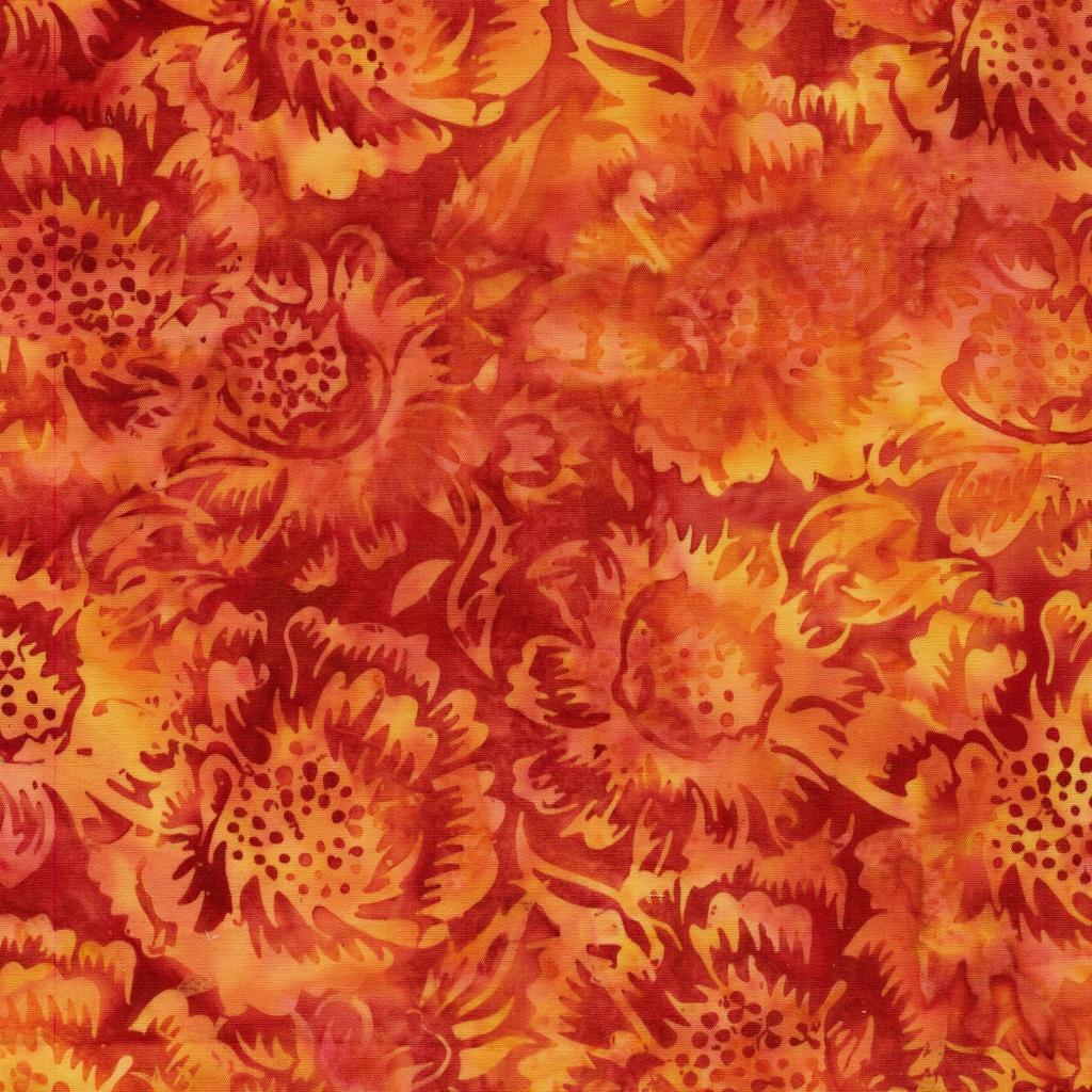 Lumin Fabrics Posy Twist, 122517809, Red/Orange,