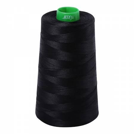 Mako Cotton Embroidery Thread0Wt 5140Yds Black
