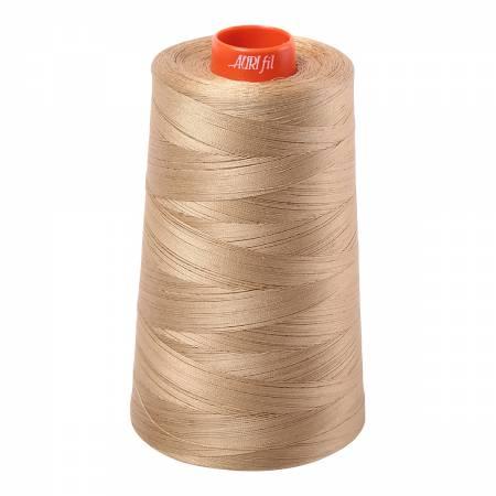 Mako Cotton Embroidery Thread0Wt 6452Yds Blond Beige