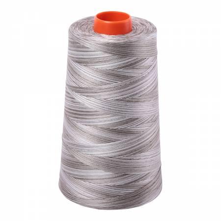 Mako Cotton Embroidery Threadariegated 50Wt 6452Yds Silver Fox