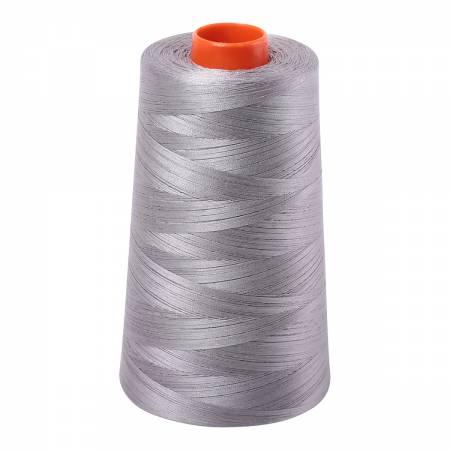Mako Cotton Embroidery Threadolid 50Wt 6452Yds Stainless Steel
