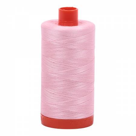 Mako Cotton Thread Solid 50Wt422Yds Baby Pink