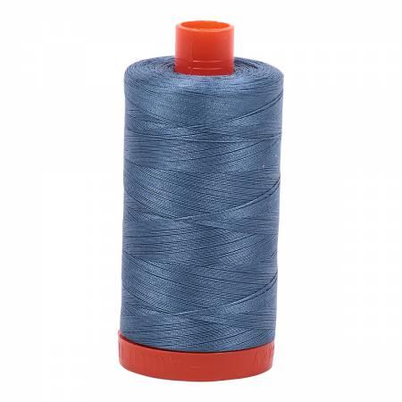 Mako Cotton Thread Solid 50Wt422Yds Blue Grey