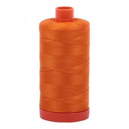 Mako Cotton Thread Solid 50Wt422Yds Bright Orange