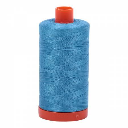 Mako Cotton Thread Solid 50Wt422Yds Bright Teal