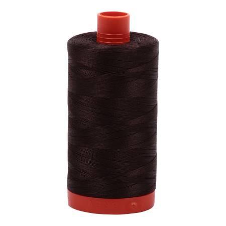 Mako Cotton Thread Solid 50Wt422Yds Dark Brown
