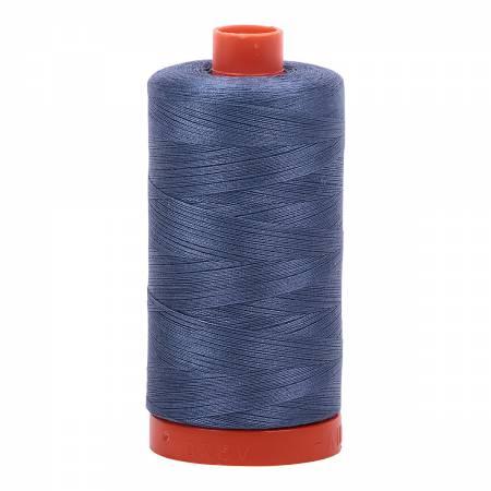 Mako Cotton Thread Solid 50Wt422Yds Dark Grey Blue