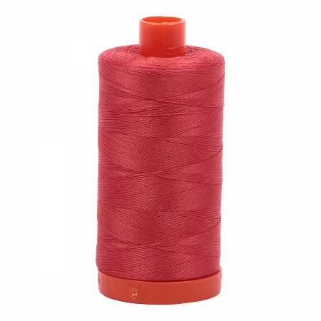 Mako Cotton Thread Solid 50Wt422Yds Dark Red Orange