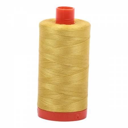 Mako Cotton Thread Solid 50Wt422Yds Gold Yellow