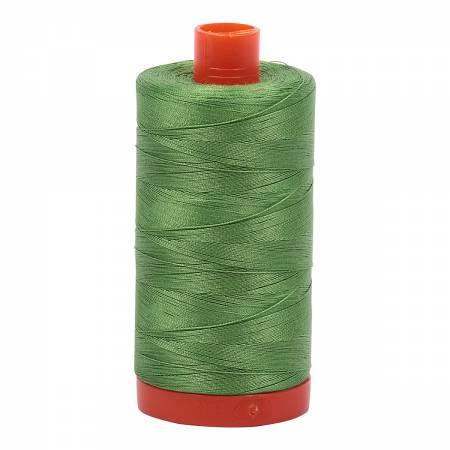 Mako Cotton Thread Solid 50Wt422Yds Grass Green
