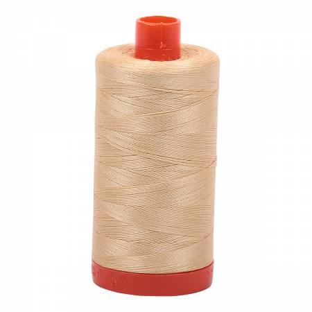 Mako Cotton Thread Solid 50Wt422Yds Light Caramel