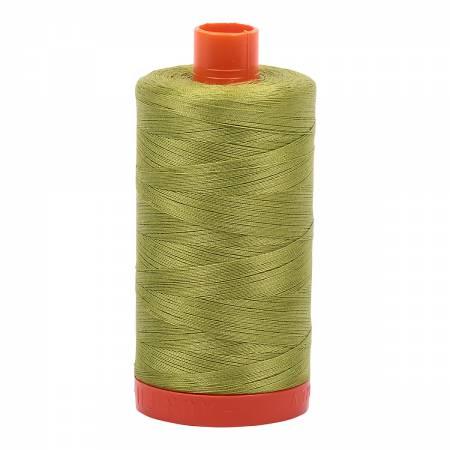 Mako Cotton Thread Solid 50Wt422Yds Light Leaf Green