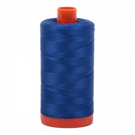 Mako Cotton Thread Solid 50Wt422Yds Medium Blue