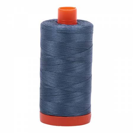 Mako Cotton Thread Solid 50Wt422Yds Medium Blue Grey