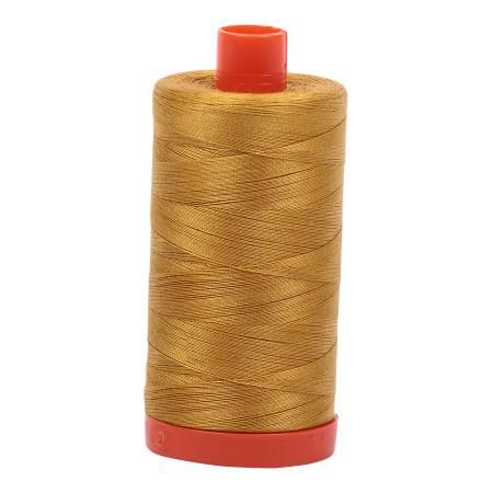 Mako Cotton Thread Solid 50Wt422Yds Mustard