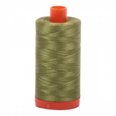 Mako Cotton Thread Solid 50Wt422Yds Olive Green