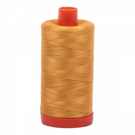 Mako Cotton Thread Solid 50Wt422Yds Orange Mustard