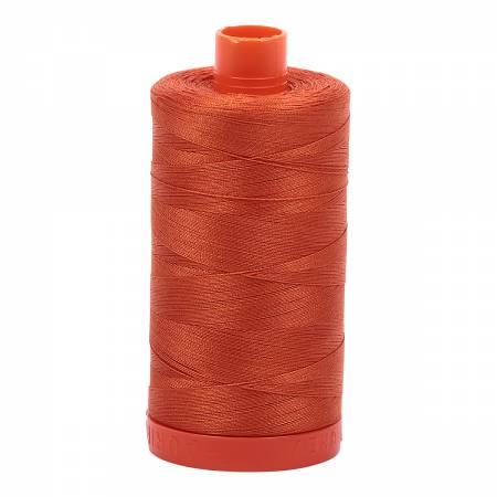 Mako Cotton Thread Solid 50Wt422Yds Rusty Orange
