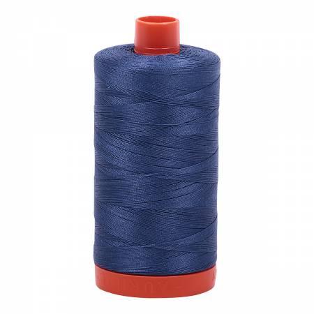 Mako Cotton Thread Solid 50Wt422Yds Steel Blue