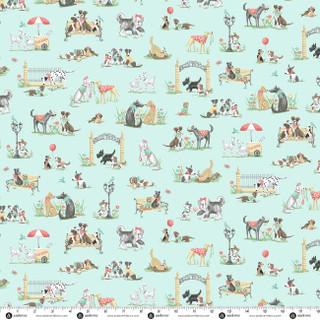 Makower Uk Pooch, MU-256-T, Teal,