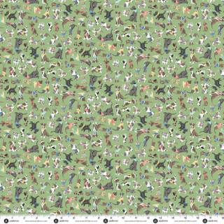 Makower Uk Pooch, MU-257-G, Green,