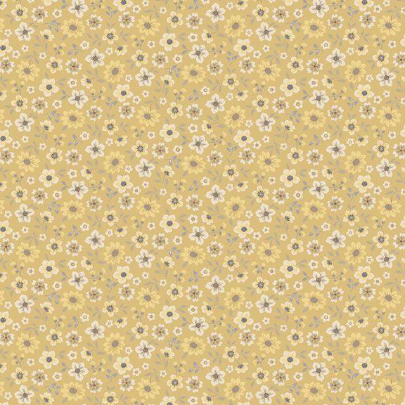 Marcus Fabrics Honeycomb Garden, R210784D, Yellow, Pam Buda