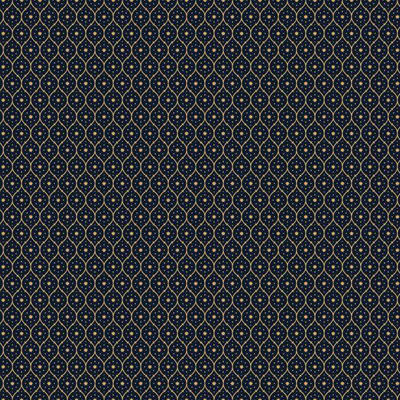 Marcus Fabrics Starfall, R751008D, Navy,