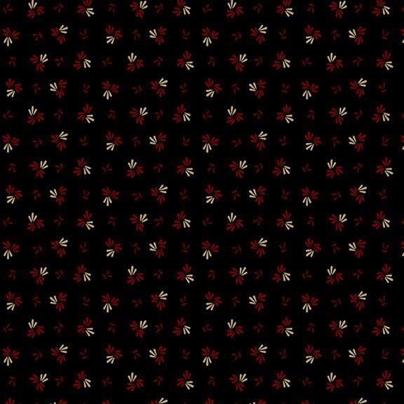 Marcus Fabrics Strawberry Emery, R170872D, Black, Pam Buda