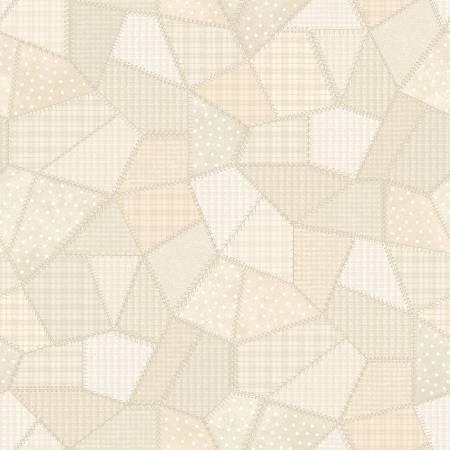 Maywood Studio, Patchwork Woolies, MASF11310-E, Cream,