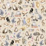 Maywood Studios Whiskers & Paws, 10414M-E, Cream,