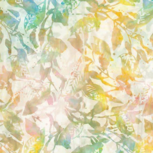 Melonberry - Seasonal Leaves Batik, TONGA-B4021-MEADOW, Meadow