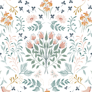 MiA Presley Designs, Garden Walk, 09625-03, Pink,