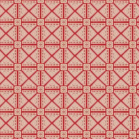 Michael Miller, Aimee Stewart, Vintage Sewing Stash, DDC11025-RED, Red